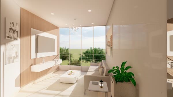Sala de estar moderna